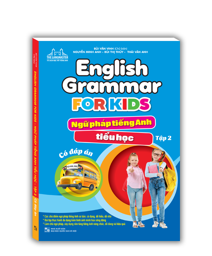 Combo ngữ pháp tiếng anh tiểu học tập 1 + tập 2 + tập 3 (3 cuốn)