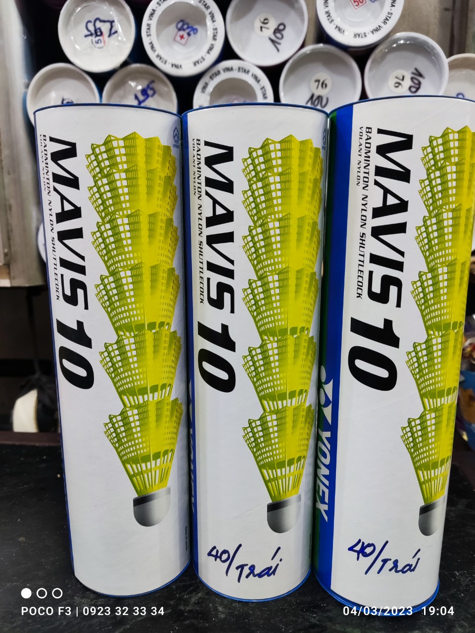 Hộp cầu lông Cao cấp Yonex Mavis 10 (6 trái/hộp)