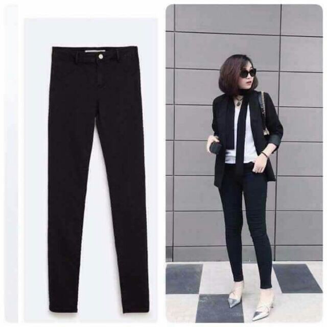 quần legging cạp khoá