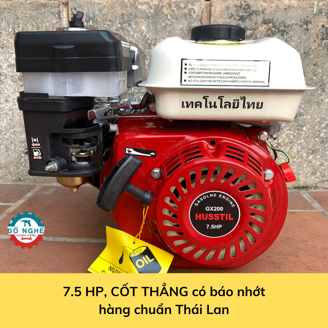 Máy nổ, Động cơ xăng GX200 7.5HP chuẩn Thái