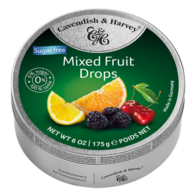 KẸO TRÁI CÂY CAVENDISH HARVEY - MIXED FRUIT XANH 200g