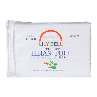 Bông tẩy trang 222 miếng lily bell nhật bản