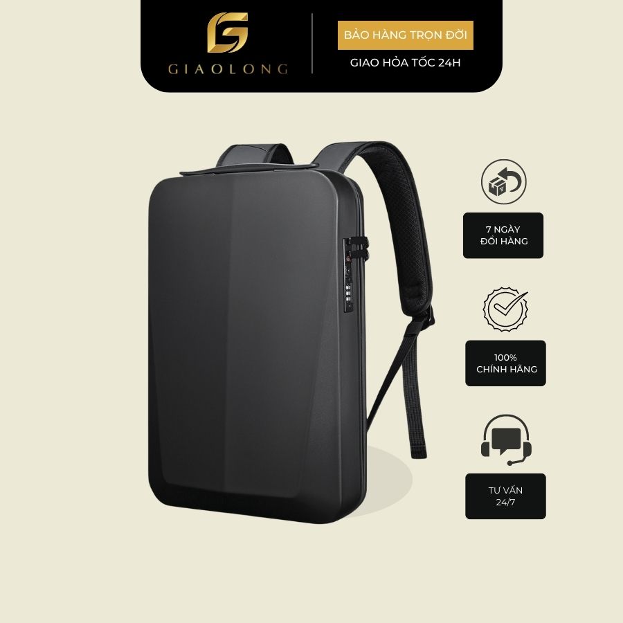 Ba lô laptop nam cao cấp BANGE MATEBOOK X  khoá số TSA chống trộm chống nước, đựng laptop 15.6 inch GLB1001