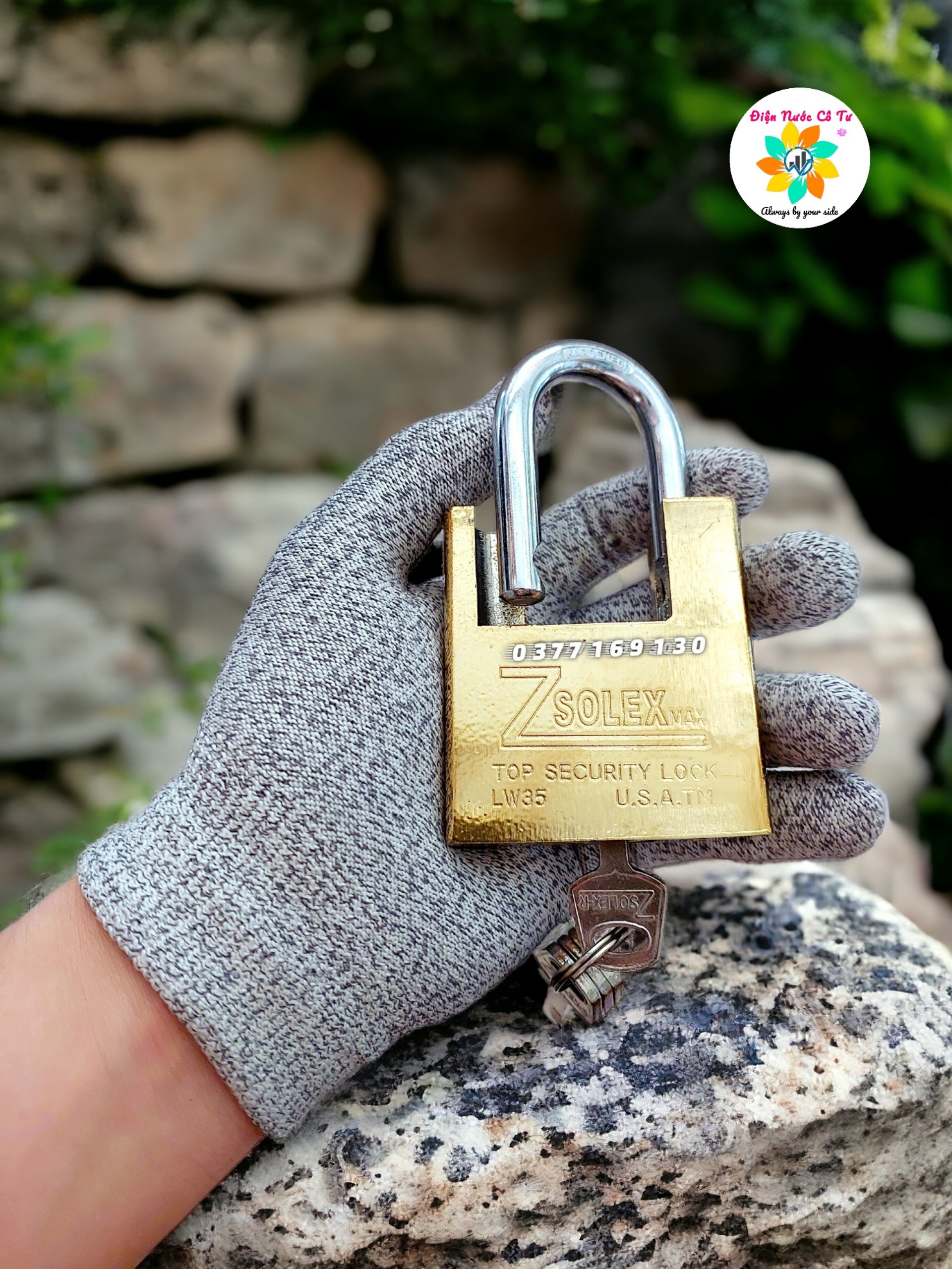 Ổ khóa chống cắt ZSolex 60mm