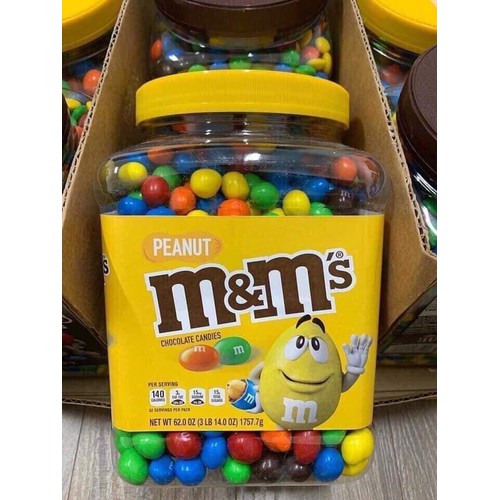 Socola M&M đậu phộng M&M’s Peanut Chocolate Hộp 1757.7g