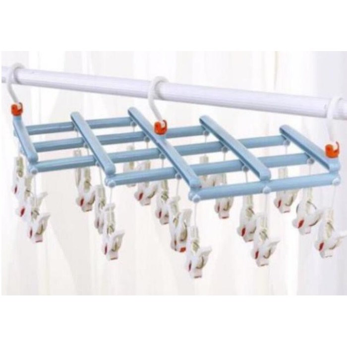 Móc Gấp Gọn Phơi Đồ Cho Em Bé - 29 Kẹp