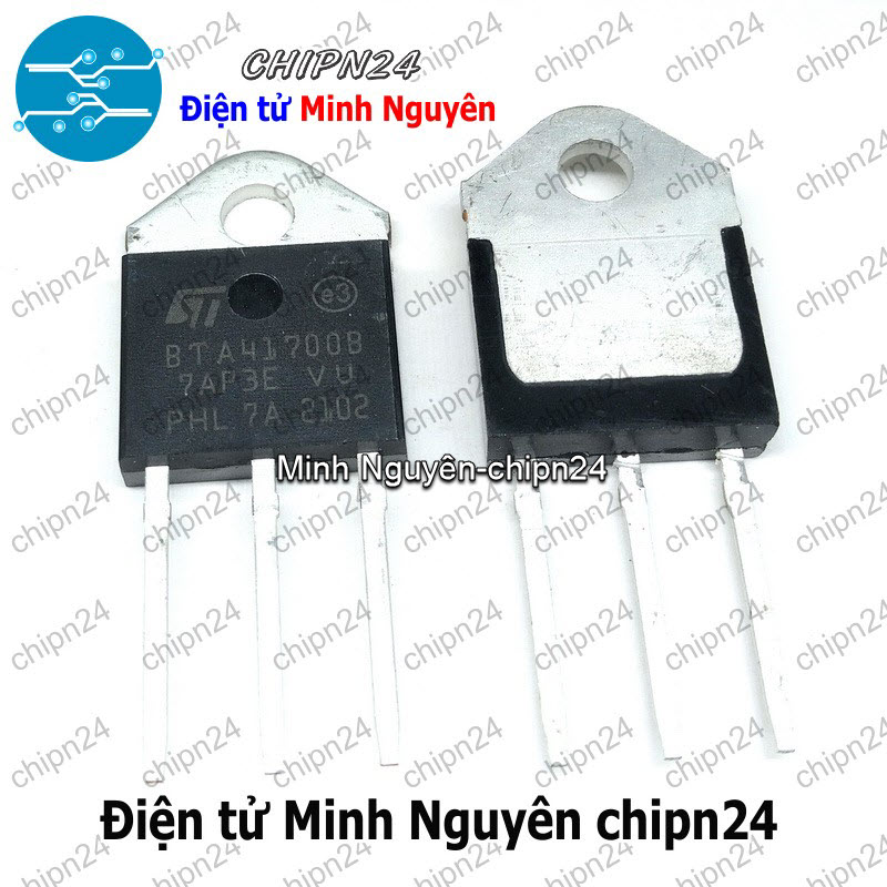 [1 con] (KT2) Triac BTA41-700B TO-3P 40A 700V (BTA 41 700B) - HH005784