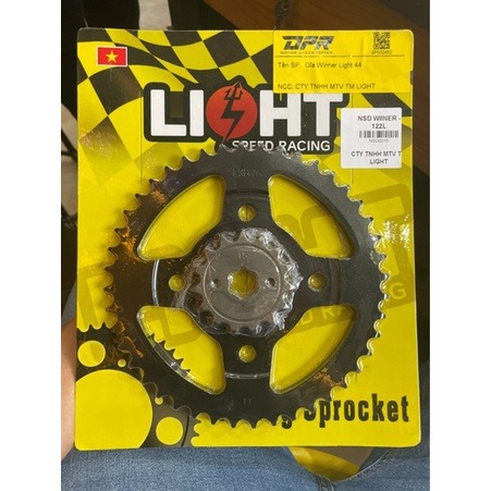 Bộ NSD (Nhông,sên,dĩa) LIGHT SPEED Winner 150- Winner X.