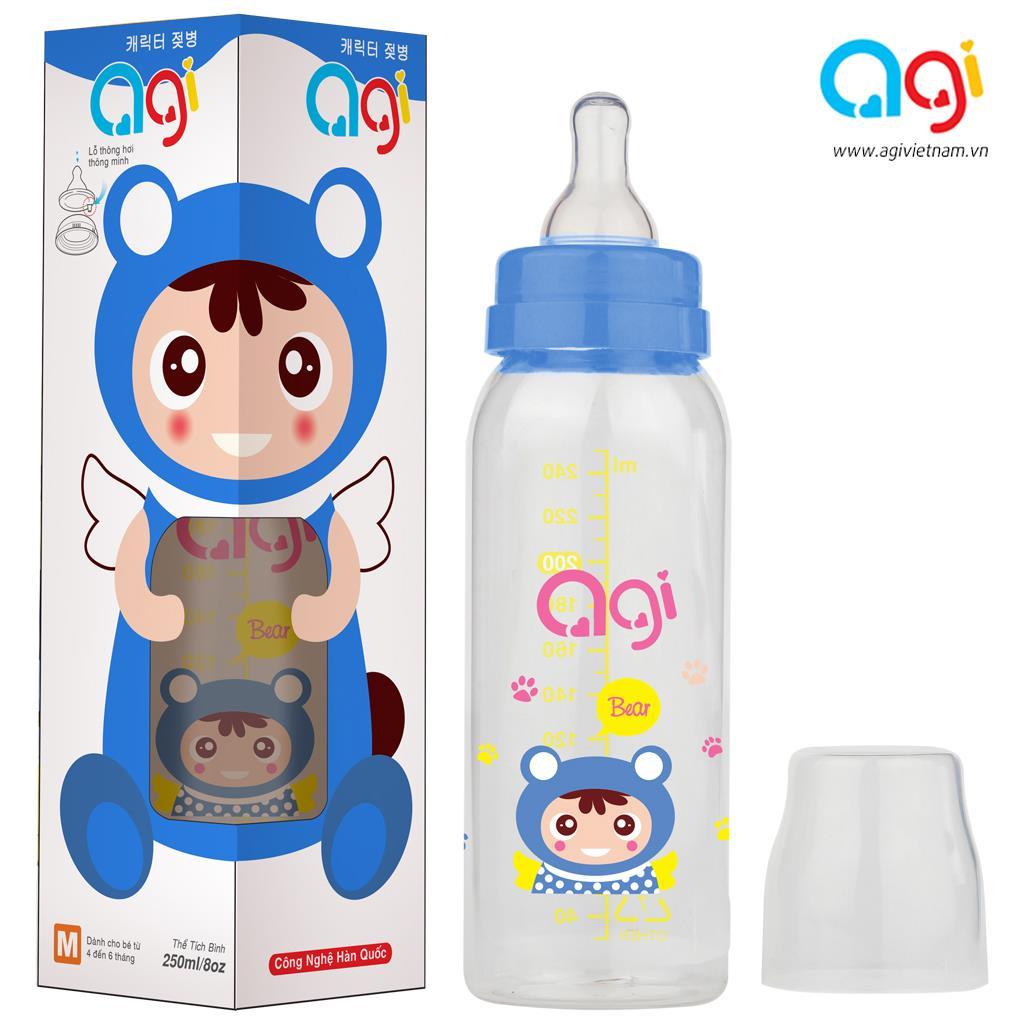 BÌNH SỮA AGI 250 MLV- BÌNH SỮA CHO BÉ