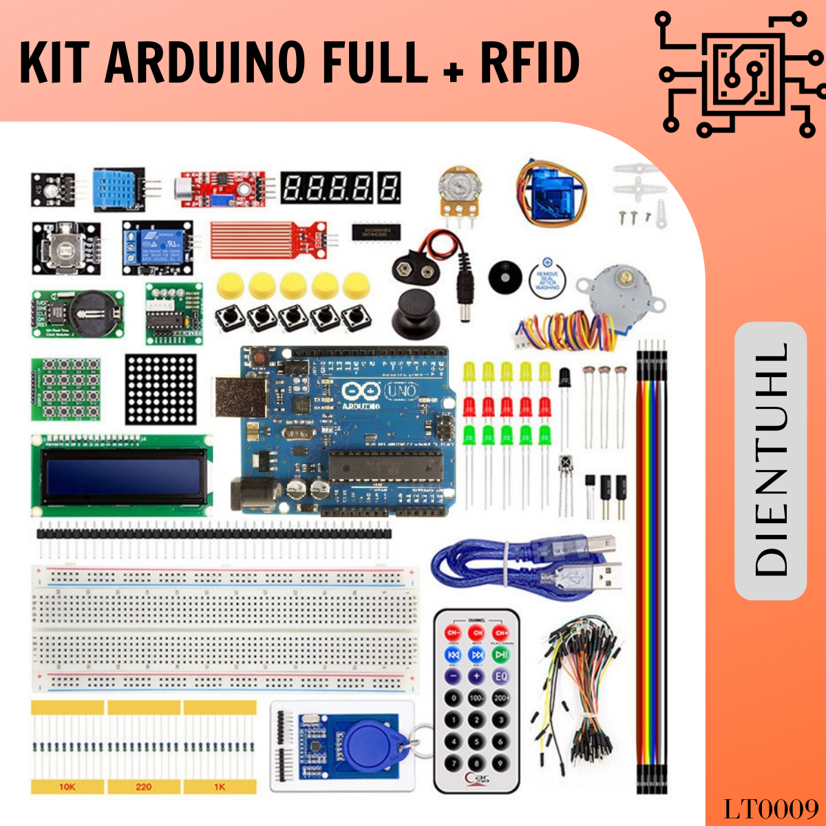 Bộ Kit Arduino Uno R3 Full Advance + RFID