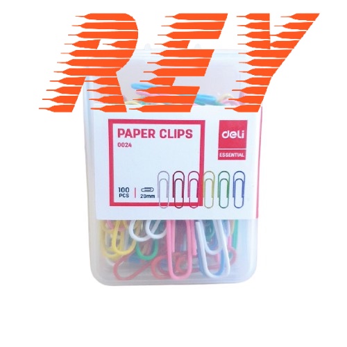 Combo 2 hộp kẹp giấy 29mm deli 0024 - 0025 paper clips