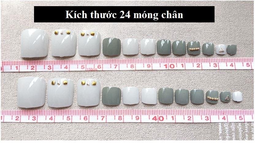 [HCM]Hộp 100 Móng Chân Giả Trong Suốt (kèm giũa + keo dán)
