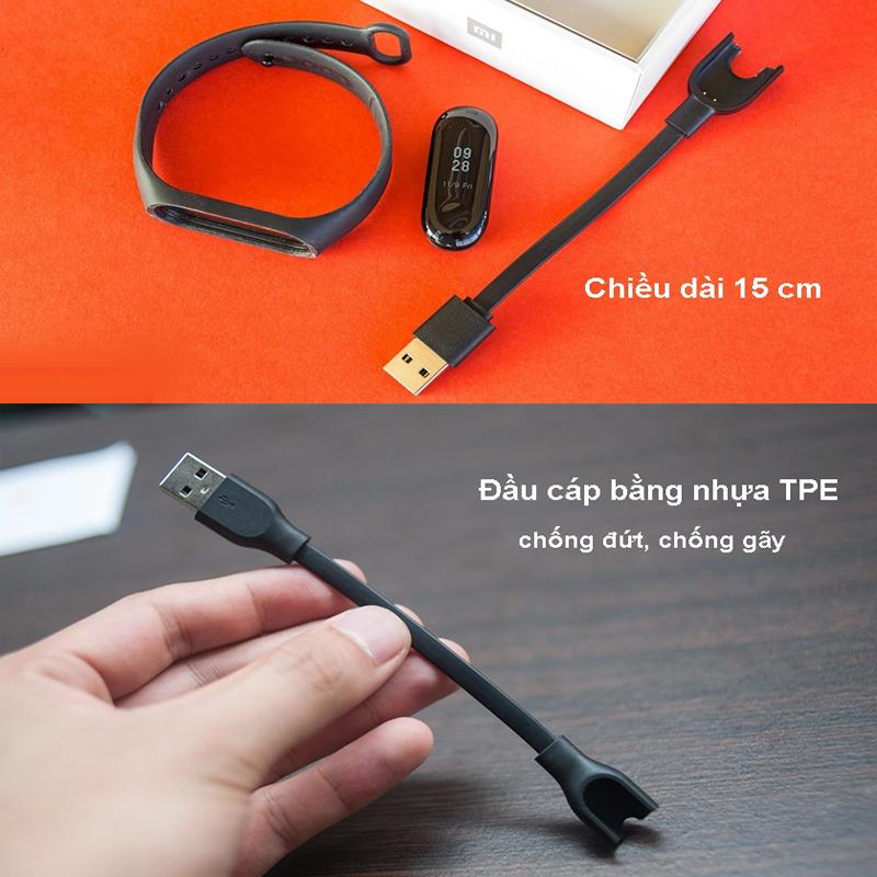 Cáp sạc cho Xiaomi MiBand 2 / 4 / 5 / 6 / 7