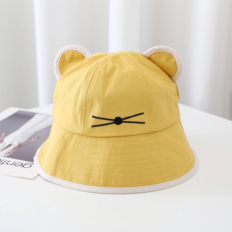 Cute Korean-style fashion Cat Ear Hat sun hat cute cat ear protection hat-happy life 4U