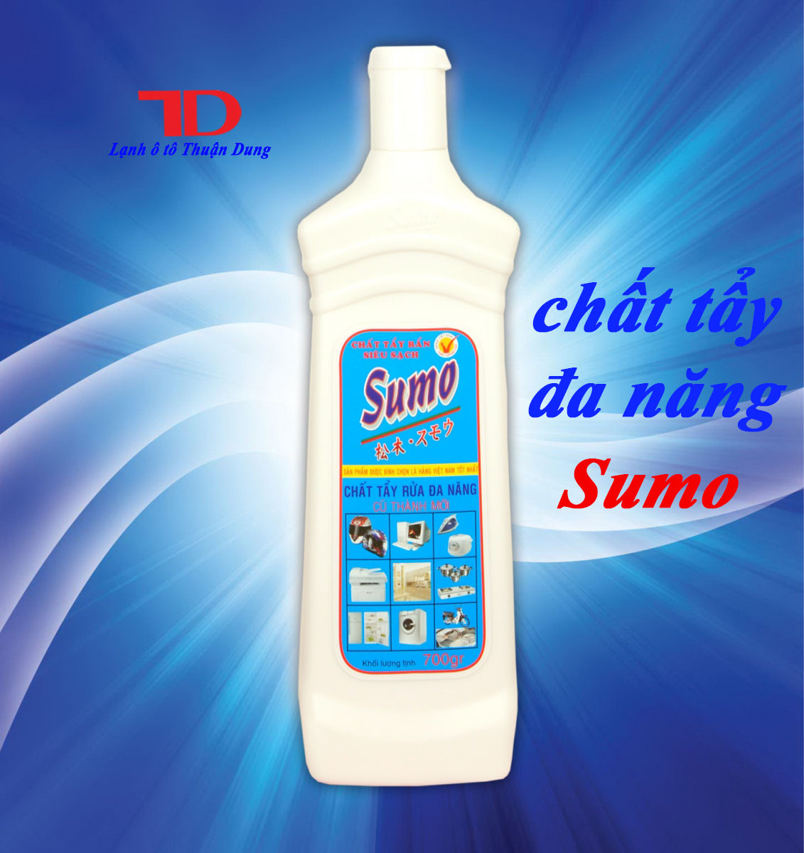 Nước tẩy đa năng Sumo 700Gr - Vật Tư Điện Lạnh Ô Tô Thuận Dung
