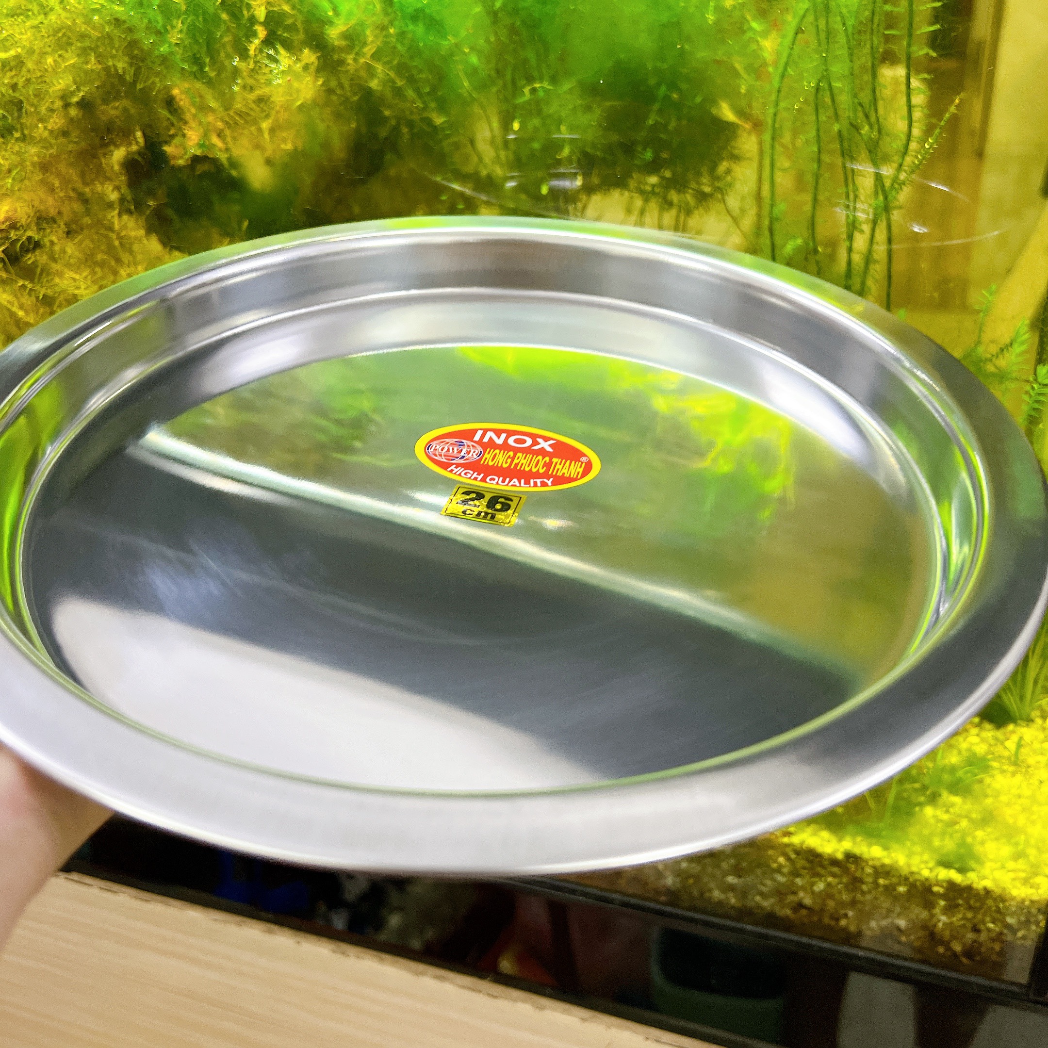 Lót bếp cồn - Khay tròn để bếp cồn 26cm