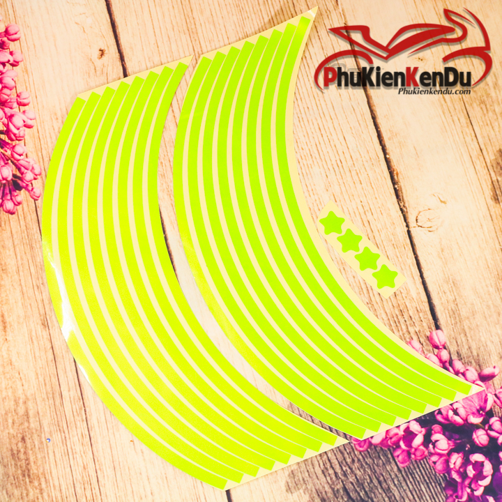 TEM VIỀN MÂM XE MÁY PHẢN QUANG