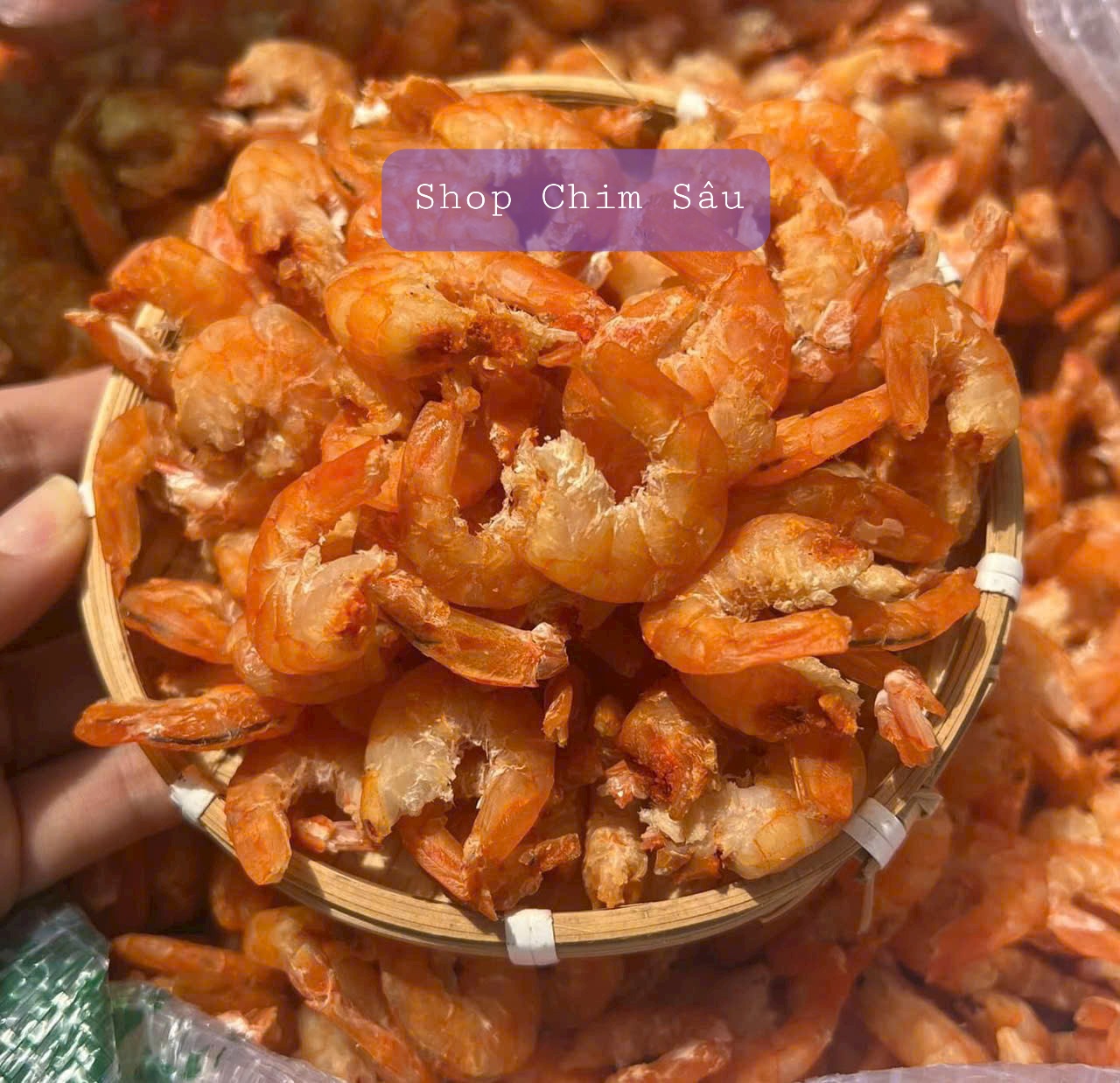 Tôm khô Cà Mau 1 kí (tôm thẻ)
