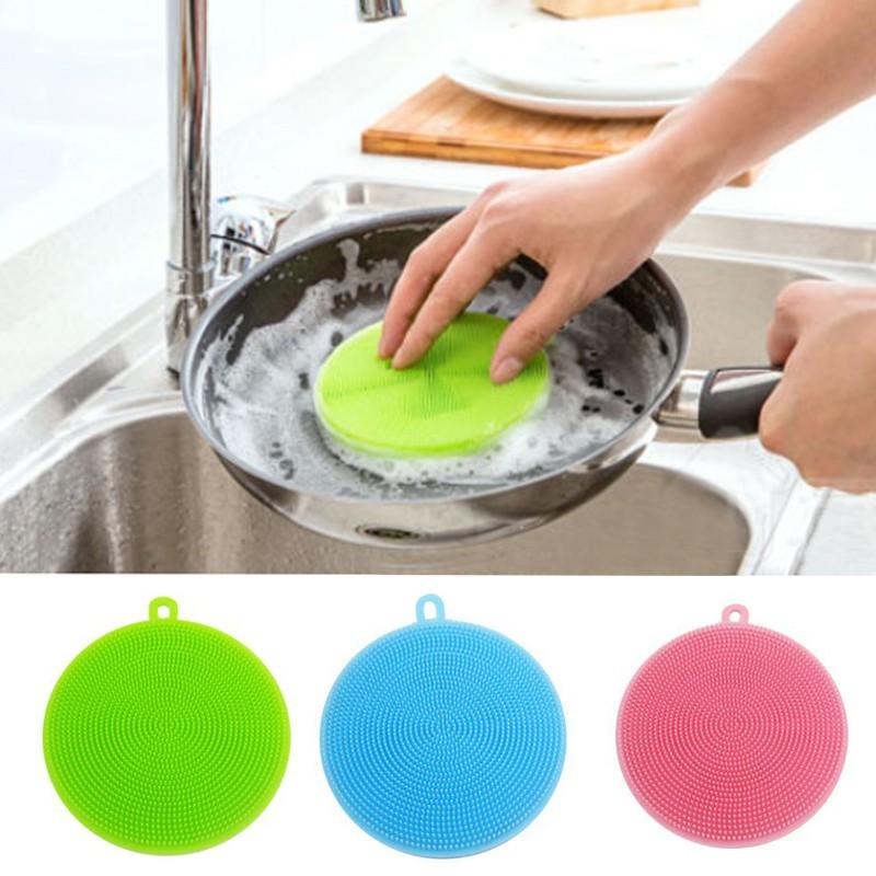 Combo 2 Miếng rửa bát silicon đa năng