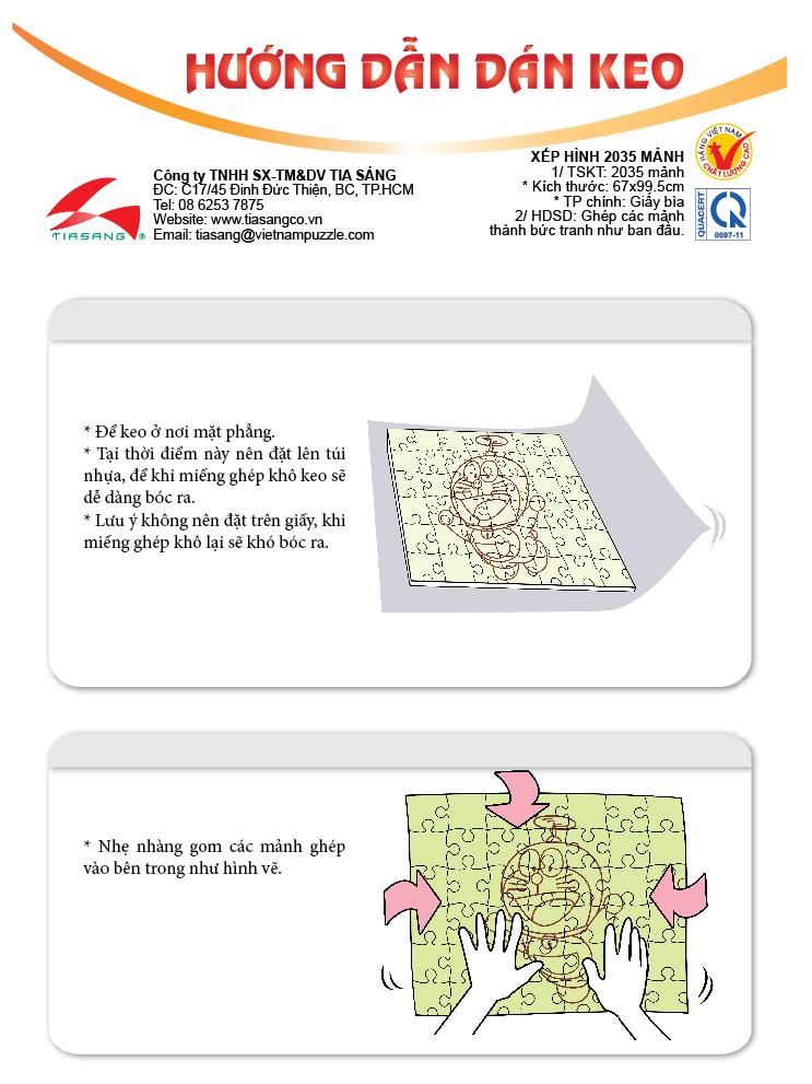 Tranh xếp hình 247 mảnh - Tháp Eiffel