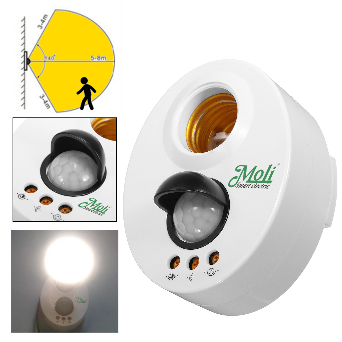 [HCM]Đuôi Đèn Cảm Ứng Chính Hãng Siêu Nhạy