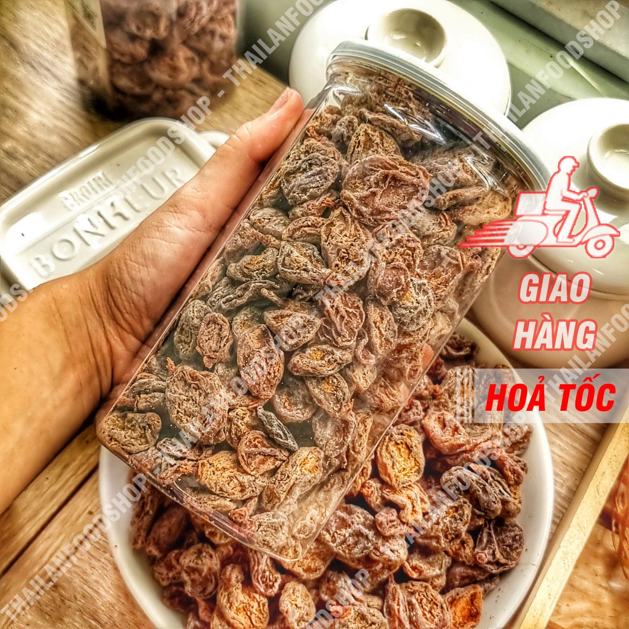 Xí Muội Oliu - Xí Muội Thịt - Hộp 500gr