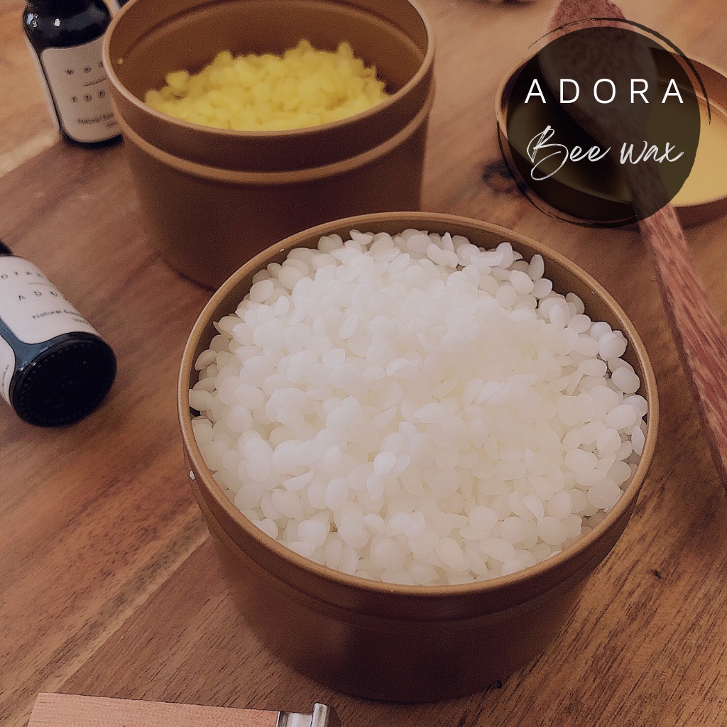 Sáp ong trắng nguyên chất ADORA | Nguyên liệu làm nến thơm cao cấp | ADORA