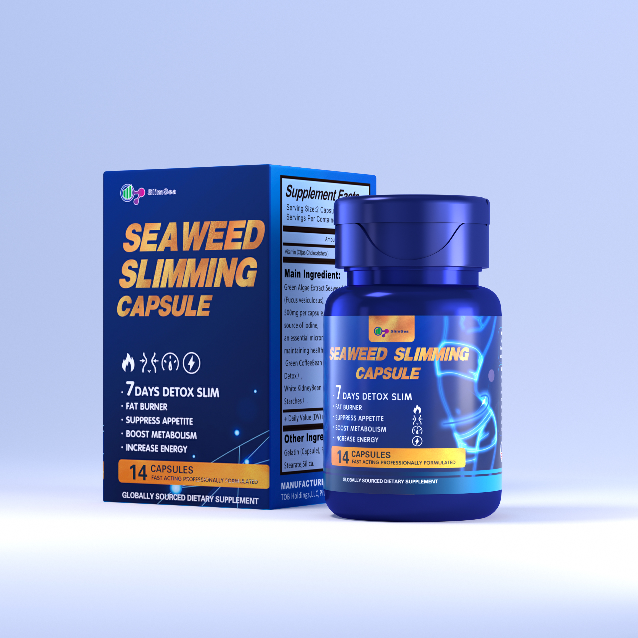 SEAWEED SLIMMING detox weight loss medicine, rapid weight loss, strong weight loss