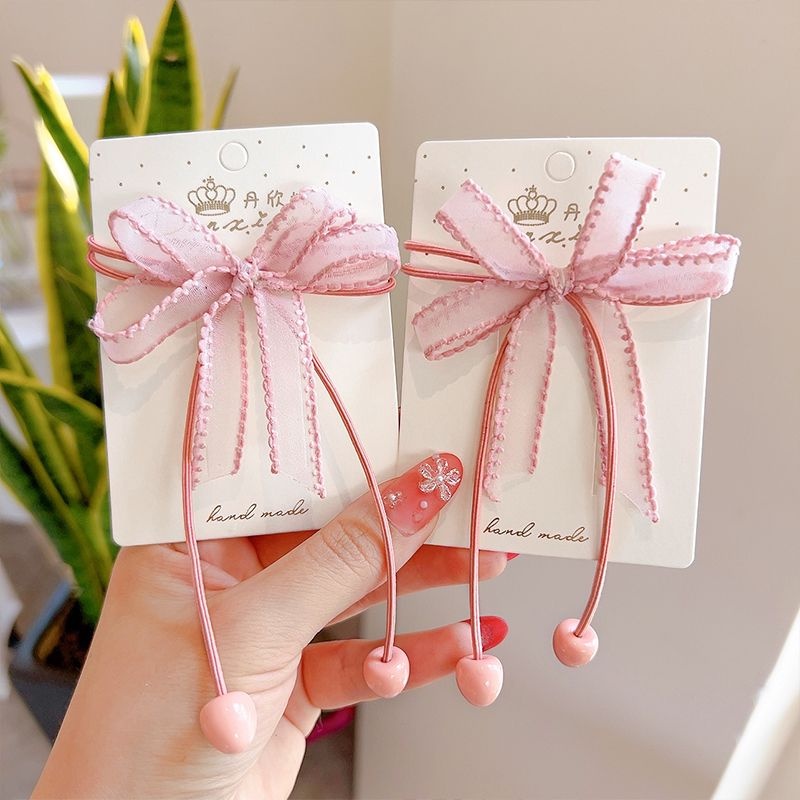🌺Set of 2 cute bow hair ties