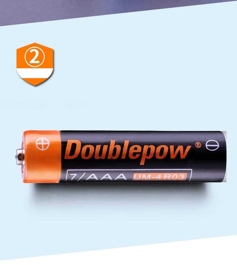 Combo 40 viên Pin tiểu (pin đũa), pin khô AAA 1,5V Doublepow