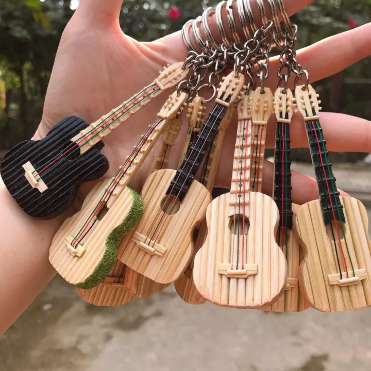 Móc khóa Cute Đàn GUITAR - Handmade