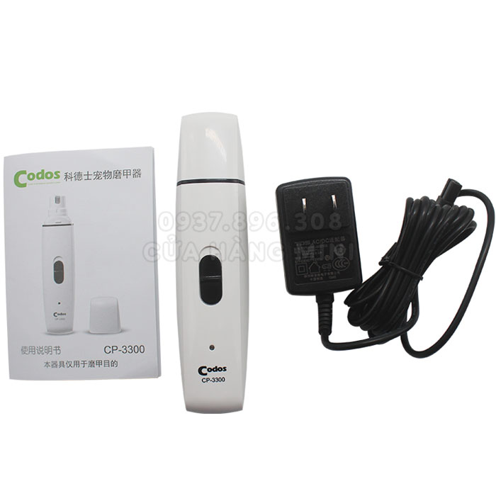 【SẠC ĐIỆN】 Máy Mài Móng Cho Thú Cưng Codos CP-3300 Sạc Điện