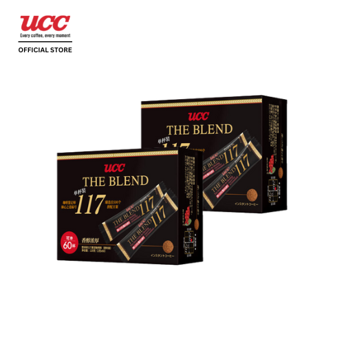 COMBO 2 HỘP Cà phê hòa tan The Blend 117 nguyên chất 60 gói x 2g
