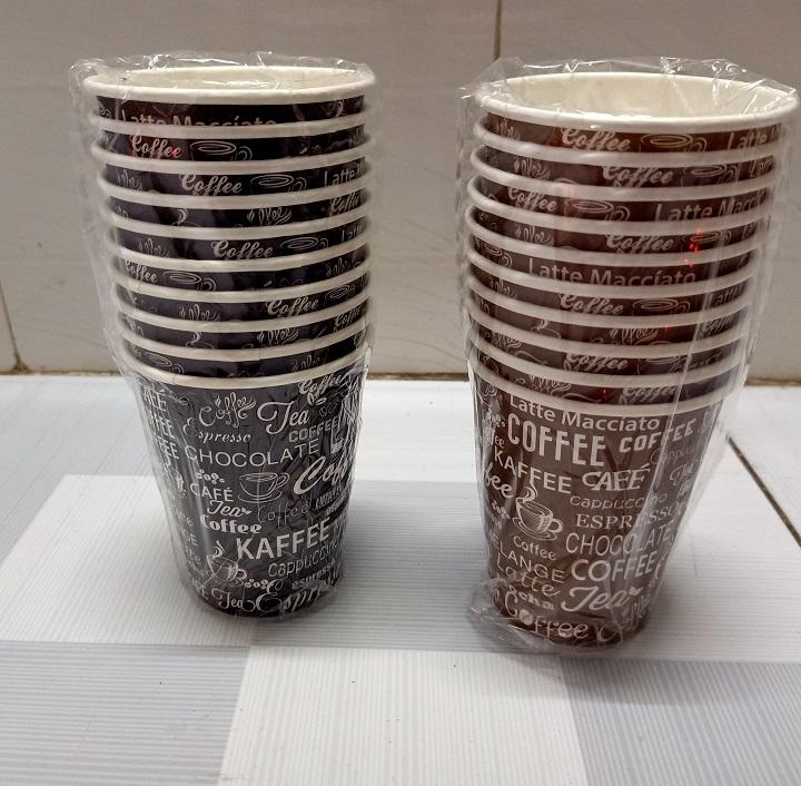 Ly Giấy Cafe 275ml + Nắp ( 10 cái/dây)