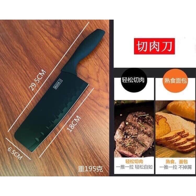 BỘ DAO NHÀ BẾP 5 MÓN CỰC BÉN SIÊU BỀN