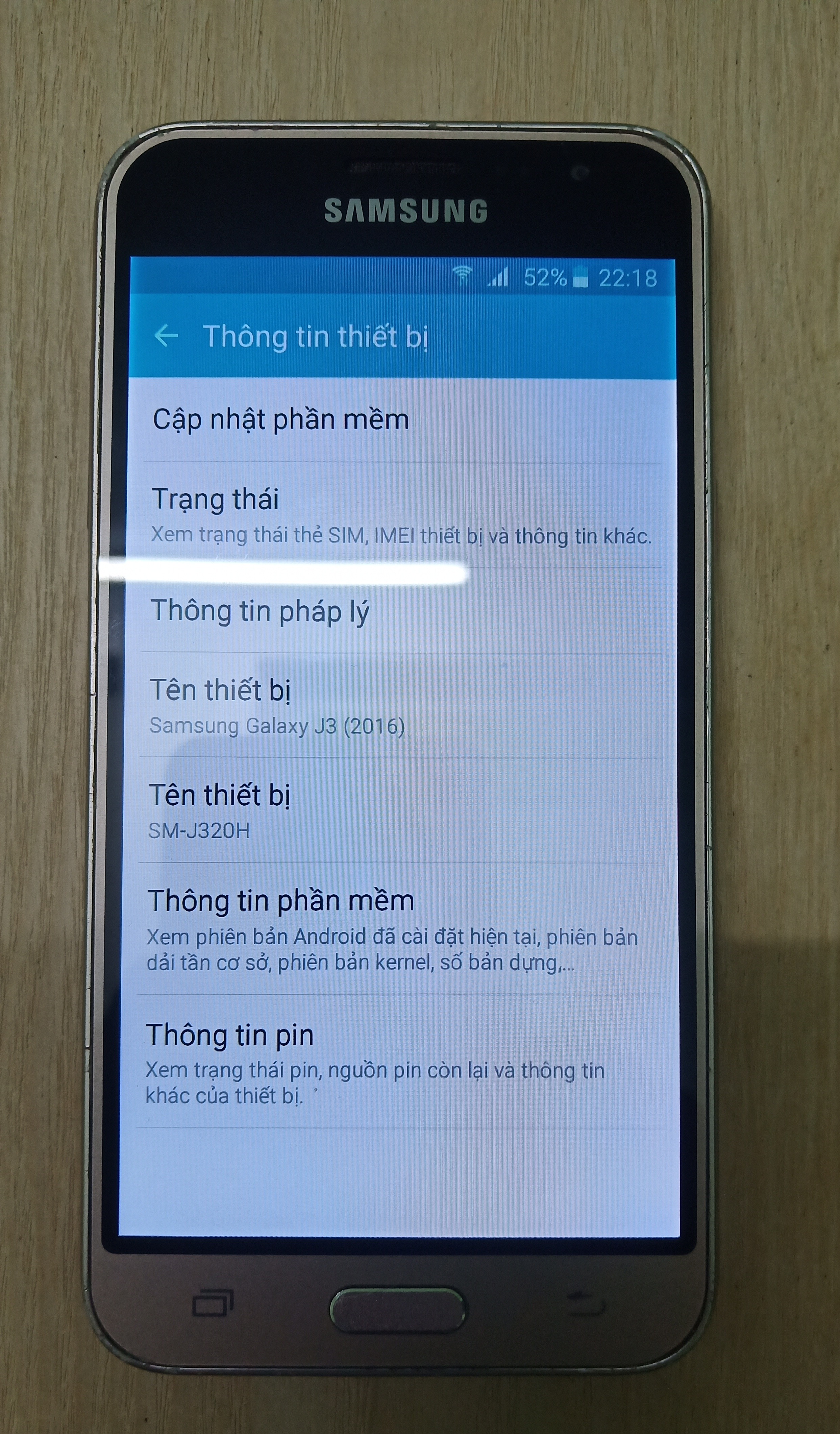 Điện thoại SAMSUNG GALAXY J3  2sim Chính Hãng