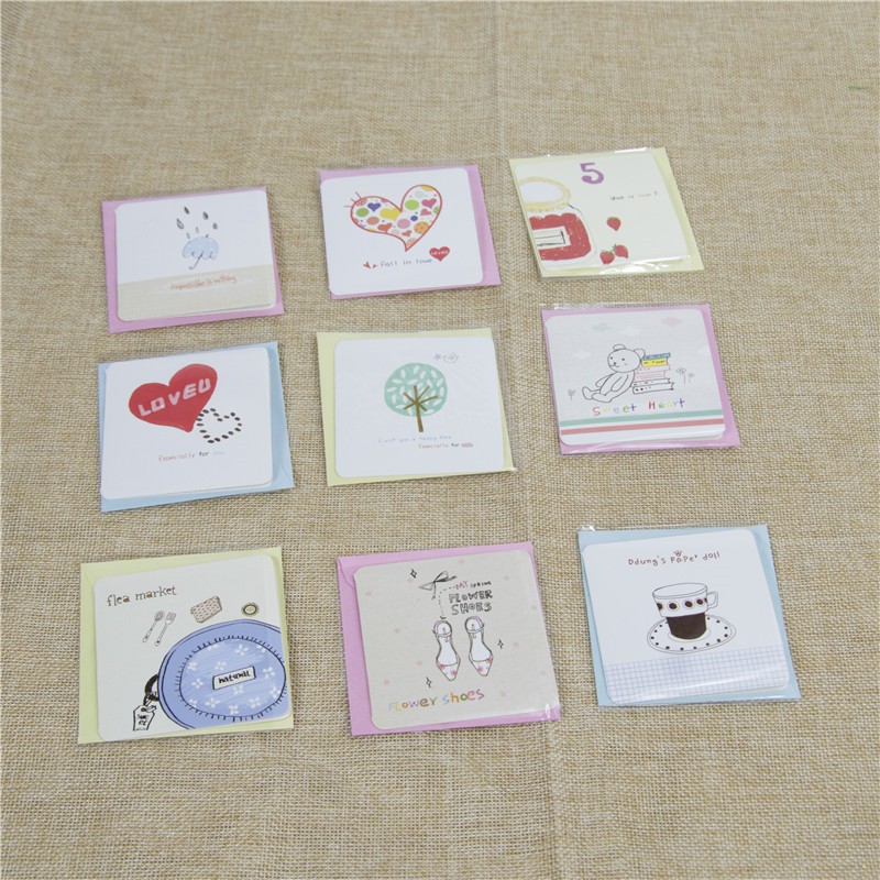 Thiệp Chúc Mừng Sinh Nhật Thiệp Chúc Mừng Mini (7cmx7cm)