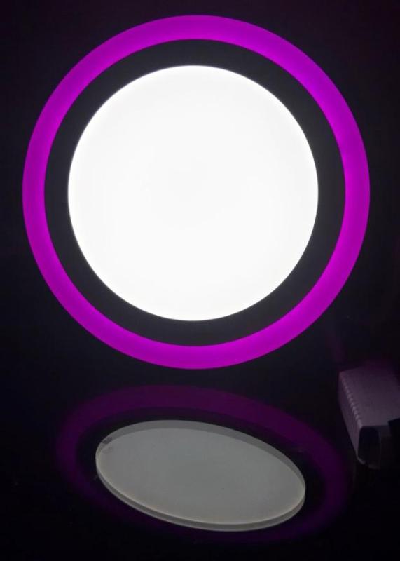 Đèn led nổi ốp trần 24w tròn 2 màu 3 chế độ ánh sáng trắng hồng