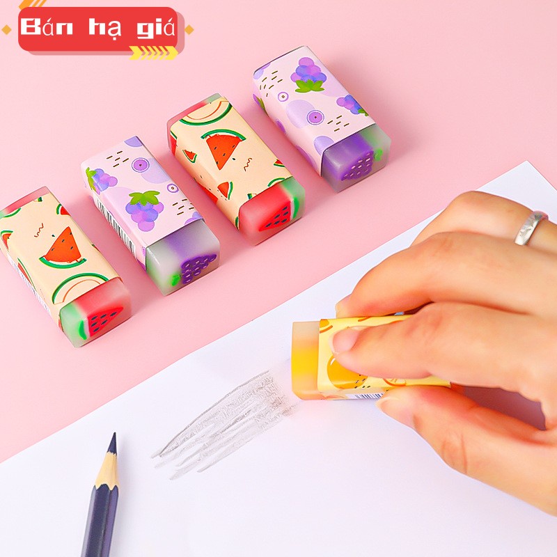 Pencil eraser, gum eraser pencil 2B/4B cute shape