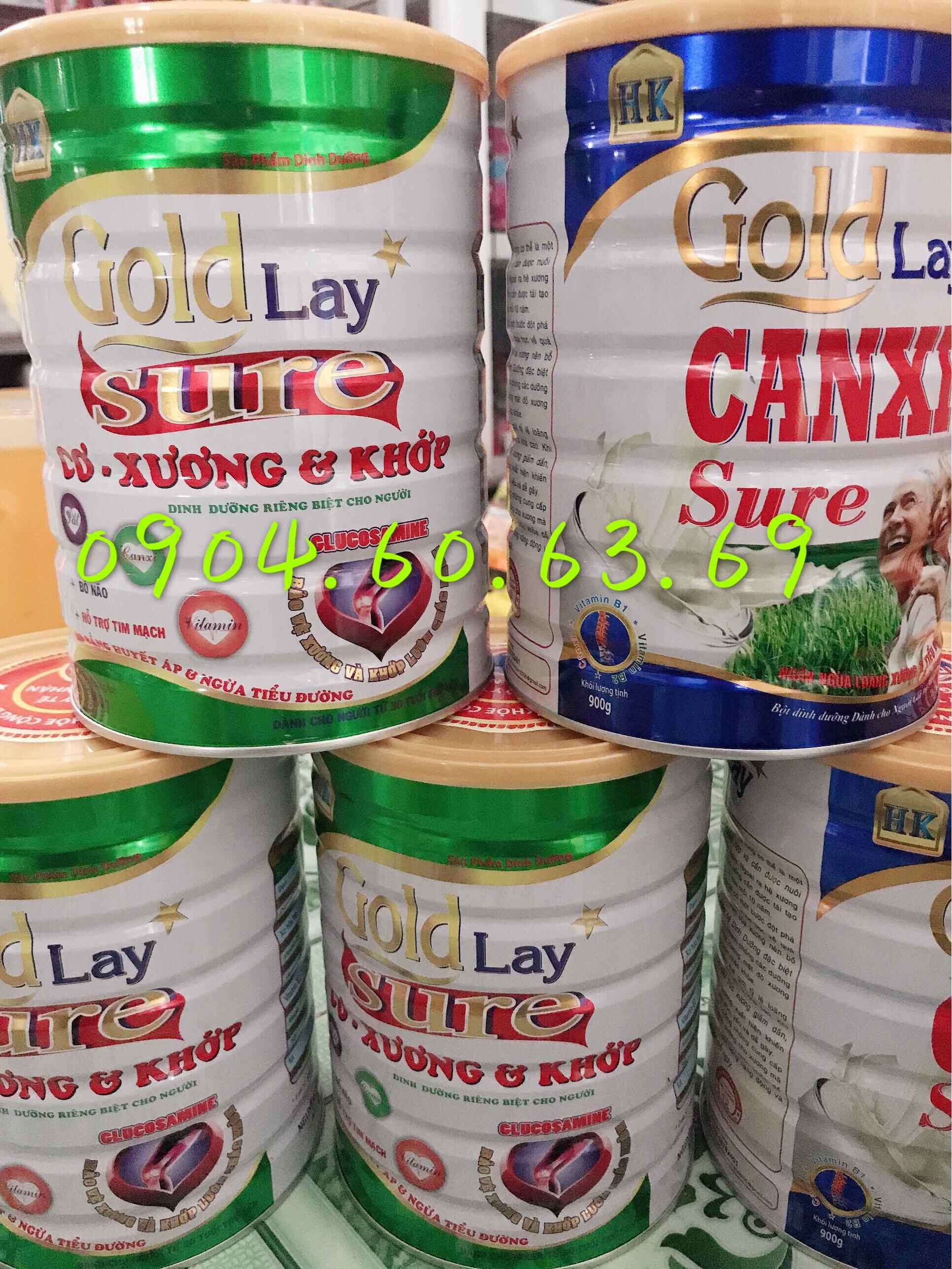 Sữa Canxi Goldlay Sure 900g