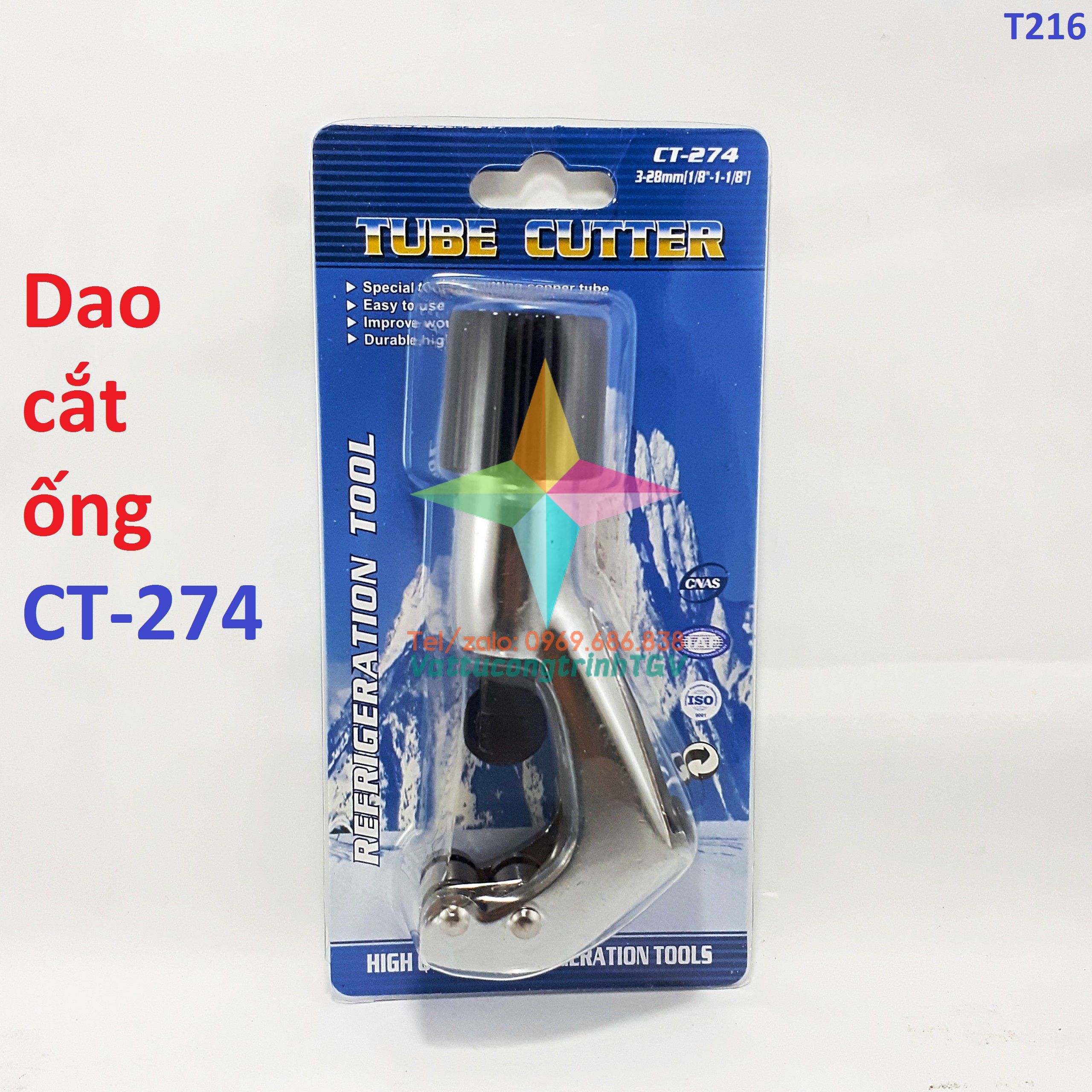 Dao cắt ống đồng CT-274 size 3-32mm