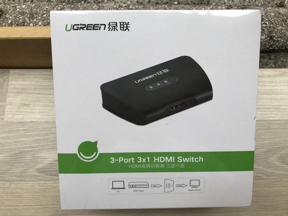 Bộ Chia HDMI 3 Vào 1 Ra Ugreen 40215 Cao Cấp