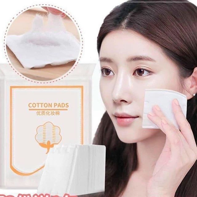 Bông TẩyTrang Cotton Pads 222 Miếng Mềm Mịn Hàng Nội Địa Trung Cao Cấp B212