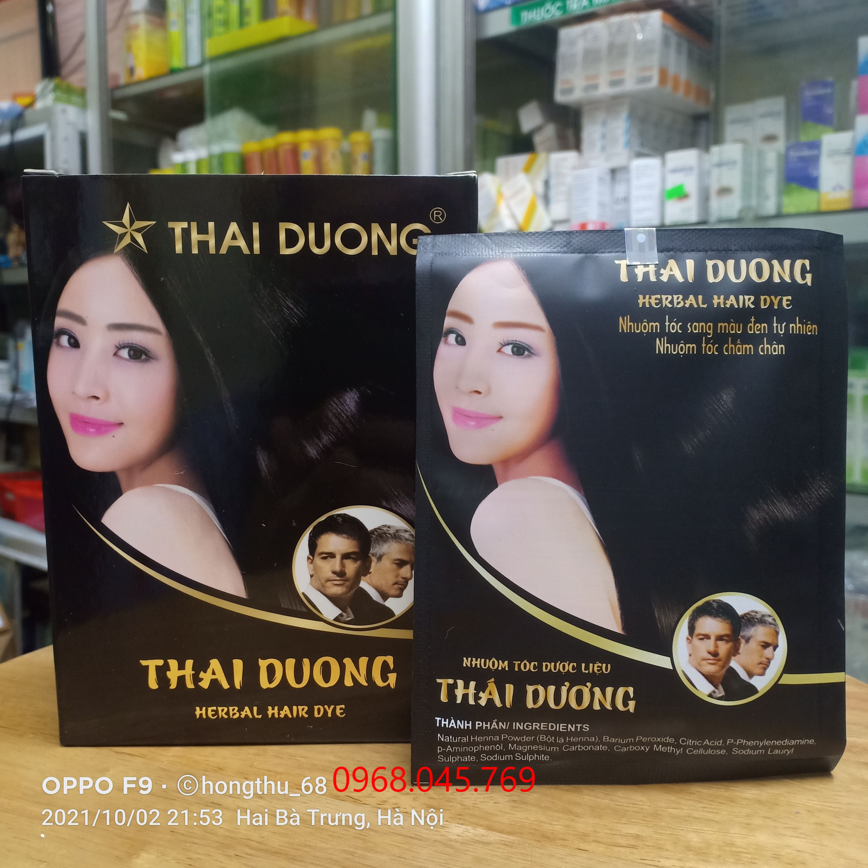 NHUỘM TÓC DƯỢC LIỆU THÁI DƯƠNG