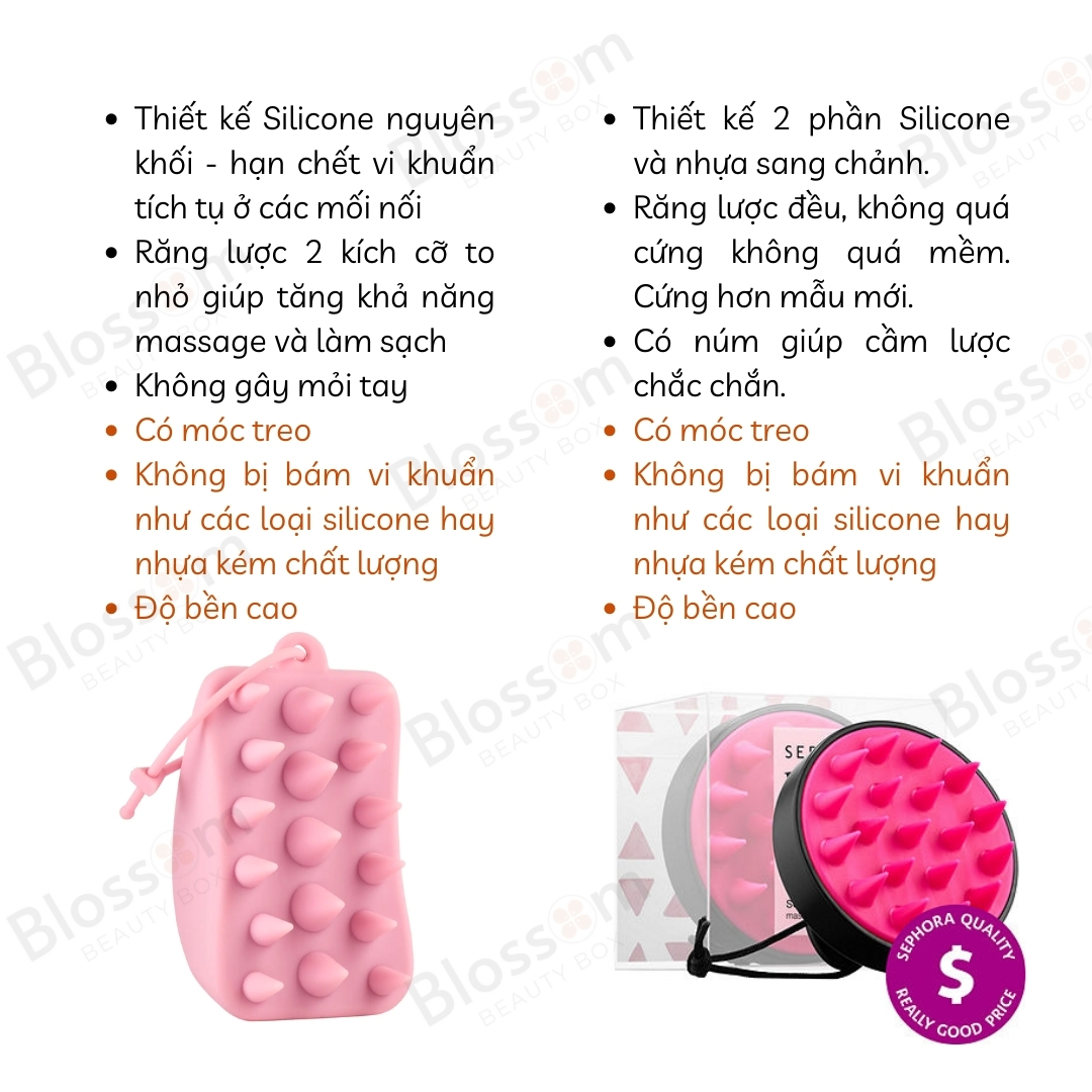 Lược gội đầu massage Scalp brush (đủ bill)