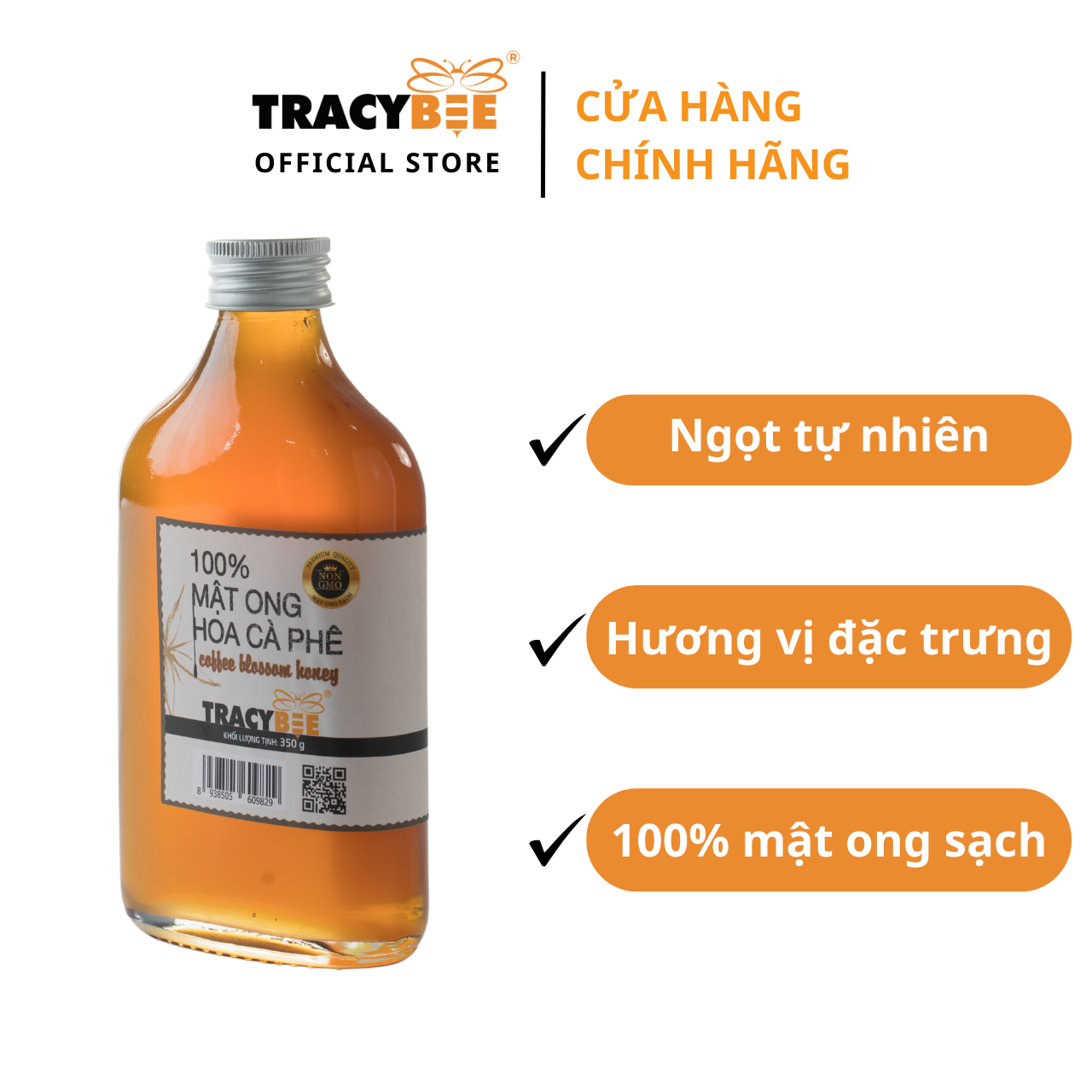 Mật Ong Hoa Cafe Tracybee 350G