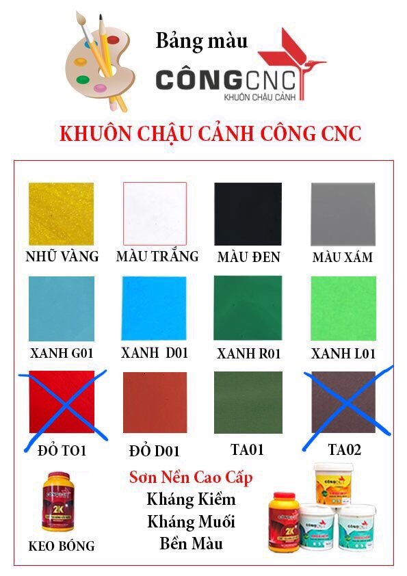 Sơn chuyên dụng dành cho chậu cảnh (1kg)