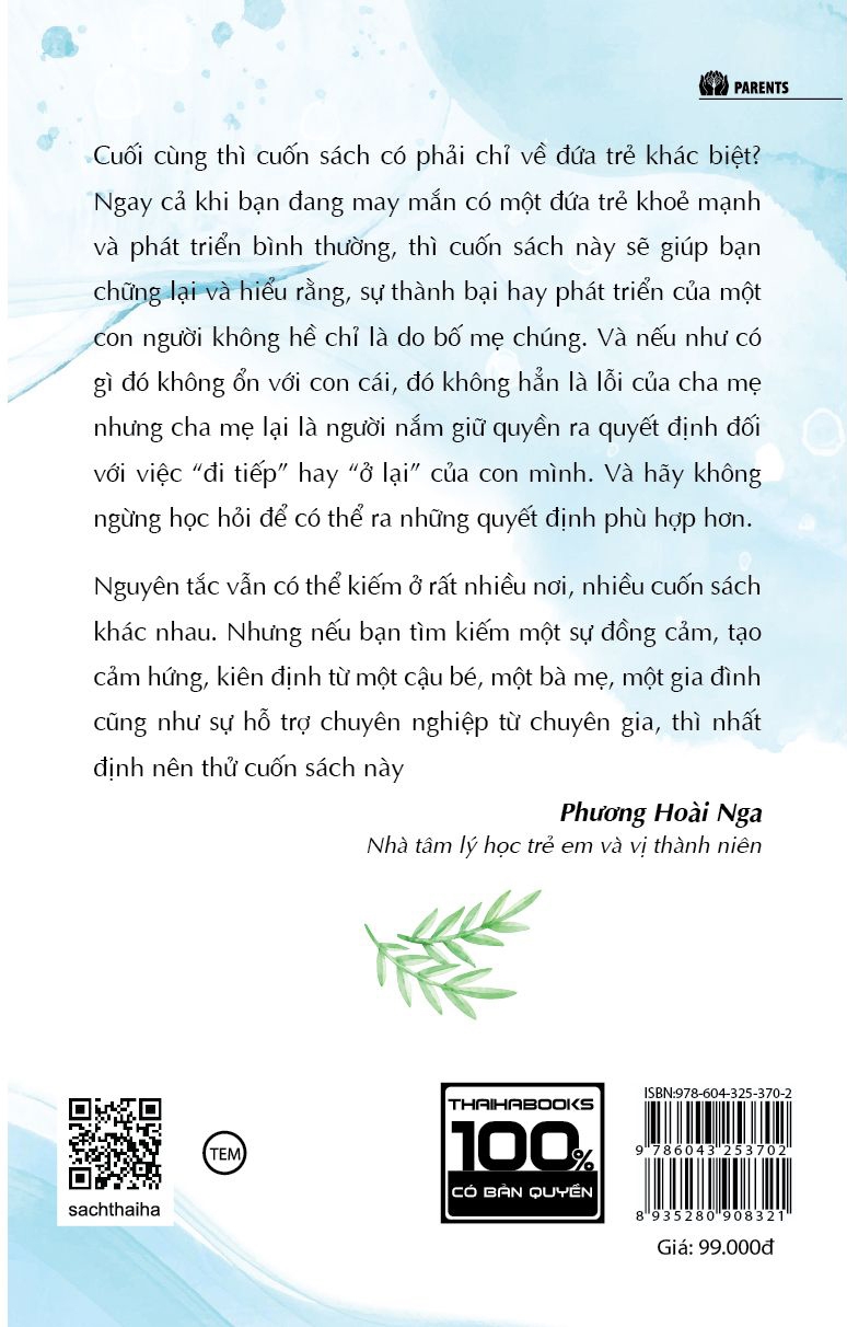 Sách - Con tôi khác biệt