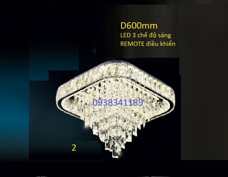 Đèn Ốp trần,Đèn Chùm LED Thả Trần Trang Trí Phòng Bếp,Đèn phòng khách,phòng ngủ, Đèn Thả Trần Pha Lê cao cấp