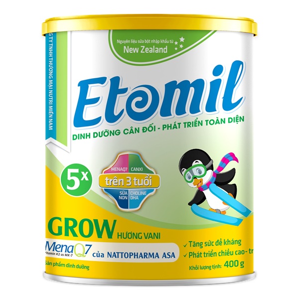 [Date 7.2025] SỮA BỘT ETOMIL 5X GROW LON 700G